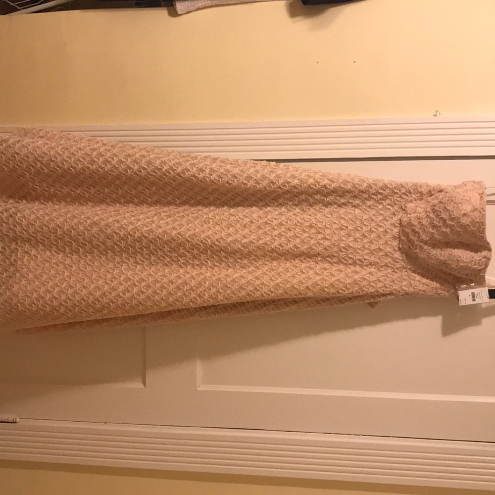 Peach ball gown
